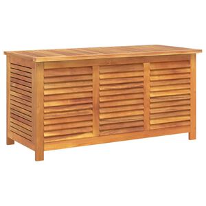 vidaXL Vrtna kutija za pohranu s re&scaron;etkama 113x50x56 cm drvo bagrema