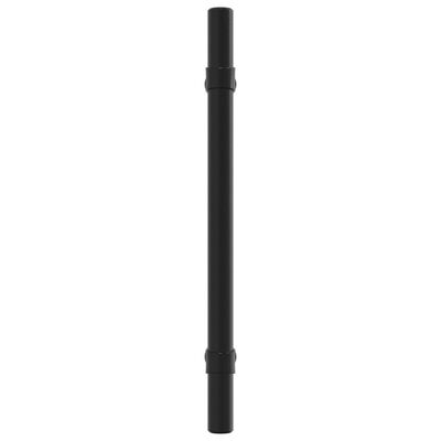vidaXL Ručke za ormarić 10 kom crne 128 mm od nehrđajućeg čelika