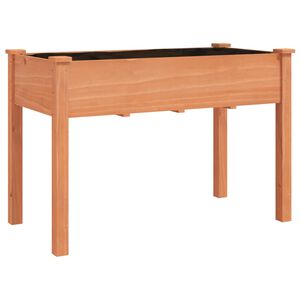 vidaXL Sadilica s oblogom smeđa 118 x 59 x 76 cm od masivne jelovine