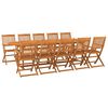 vidaXL 11-dijelni vrtni blagovaonski set 280x90x75 cm bagremovog drva