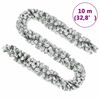 vidaXL Božićna girlanda sa snijegom zelena 10 m PVC
