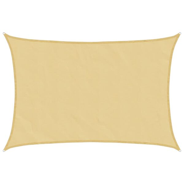 vidaXL Jedro protiv sunca boje pijeska 3 x 2 m 100 % poliester Oxford