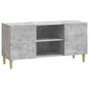 vidaXL TV ormar 102 x 34,5 x 50 cm Betonska siva Konstruirano drvo