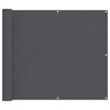 vidaXL Balcony ekran Antracit 100 x 600 cm Oxford tkanina
