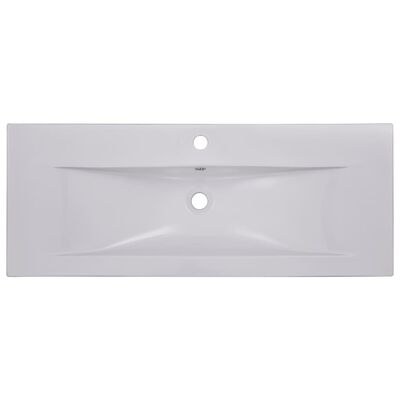 vidaXL Ugradbeni umivaonik 101 x 39,5 x 18,5 cm keramički bijeli