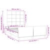 vidaXL Okvir krevet bez madraca crni 120x190 cm bar&scaron;unasti