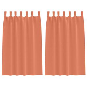 vidaXL Zavjese za blackout s prstenovima 2 kom. Terakota 175 x 140 cm