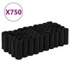 vidaXL Vrećice za pseći izmet 750 kom crne 30 x 20 cm PE