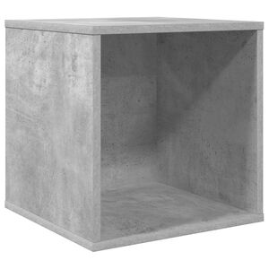 vidaXL Kutija za vinilne albume Betonska siva 37 x 36,5 x 38 cm