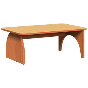 vidaXL Kava Stol Vosak smeđa 80 x 50 x 31 cm Masivna borovina