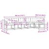 vidaXL Set vanjskih sofa s jastukom 6 pcs Prirodna i bež