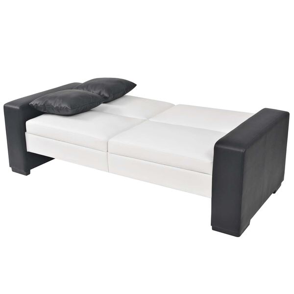 vidaXL Sofa Bijelo tkanina