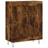 vidaXL Komoda boja dimljenog hrasta 69,5x34x90 cm konstruirano drvo