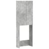 vidaXL Kabinetska WC ARNHEM Betonska siva 66 x 25,5 x 190 cm