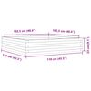 vidaXL Vrtna sadilica 110x110x23 cm od impregnirane borovine