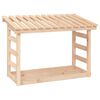 vidaXL Stalak za drva za ogrjev 108x64,5x78 cm od masivne borovine