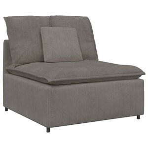 vidaXL Modularni Sofa Centralni Modul s Jastucima Svijetlosivi 100 cm