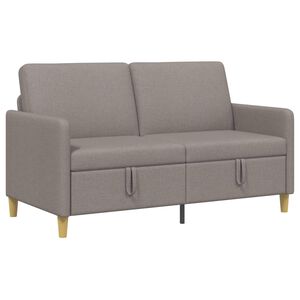 vidaXL Sofa s pohranom Sivosmeđa 152 x 78 x 87 cm Poliester