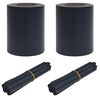 vidaXL Ograde za privatnost u vrtu 2 pcs Tamno siva 35 x 0,19 m PVC