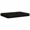 vidaXL Jastučić za palete VIANEN 100% poliester Crna 120 x 60 x 12 cm