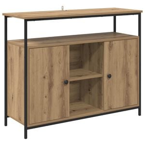 vidaXL Kreveta Umjetnički hrast 100 x 35 x 80 cm Konstruirano drvo