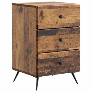 vidaXL Noćni ormar Staro drvo 43 x 41 x 66,5 cm Konstruirano drvo