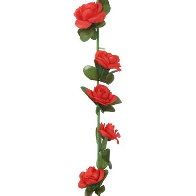 vidaXL Vijenci od umjetnog cvijeća 6 kom boja proljetnih ruža 240 cm