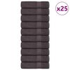 vidaXL Ručnici za kupanje FROGN 25 kom antracit 100x150 cm 360 g/m&sup2;