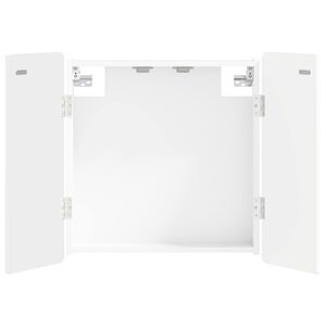 vidaXL Kabinet za mete ZWOLLE Bijela 52,5 x 10,5 x 57,5 cm