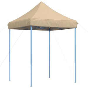 vidaXL &Scaron;ator za zabave 200 x 200 x 306 cm Bež Oxford tkanina