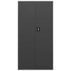 vidaXL Ormarić s ključem antracit 90 x 40 x 180 cm čelični