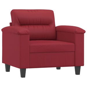 vidaXL Fotelja crvena boja vina 60 cm od umjetne kože