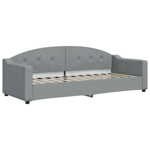 vidaXL Dnevni krevet svjetlosivi 80 x 200 cm od tkanine