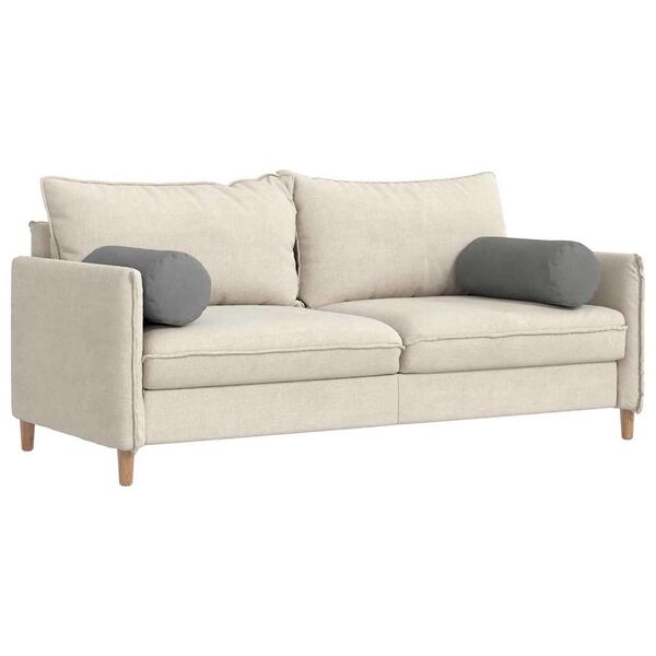 vidaXL Valjkasti jastučići 2 pcs Tamno siva Ø 25 x 70 cm