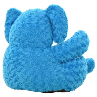 vidaXL Plišana igračka slona plava