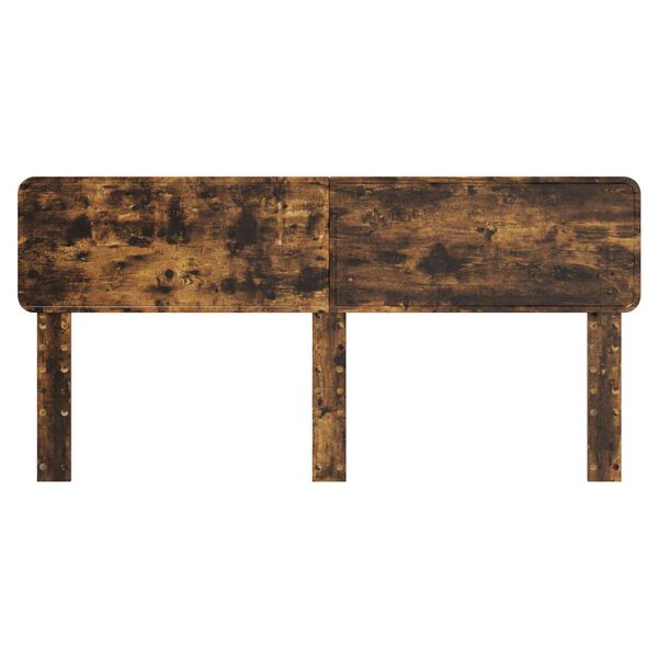 vidaXL Uzglavlje Dimljeni hrast 200 cm Konstruirano drvo