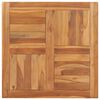 vidaXL Stolna ploča od masivne tikovine 70 x 70 x 2,5 cm