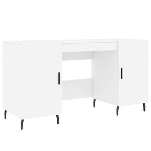 vidaXL Radni stol bijeli 140 x 50 x 75 cm od konstruiranog drva