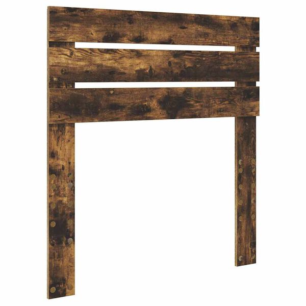 vidaXL Uzglavlje s uzglavljem Dimljeni hrast 75 cm Konstruirano drvo