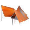 vidaXL Tipi &scaron;ator s krovom Siva i narančasta 510 x 690 x 330 cm taft