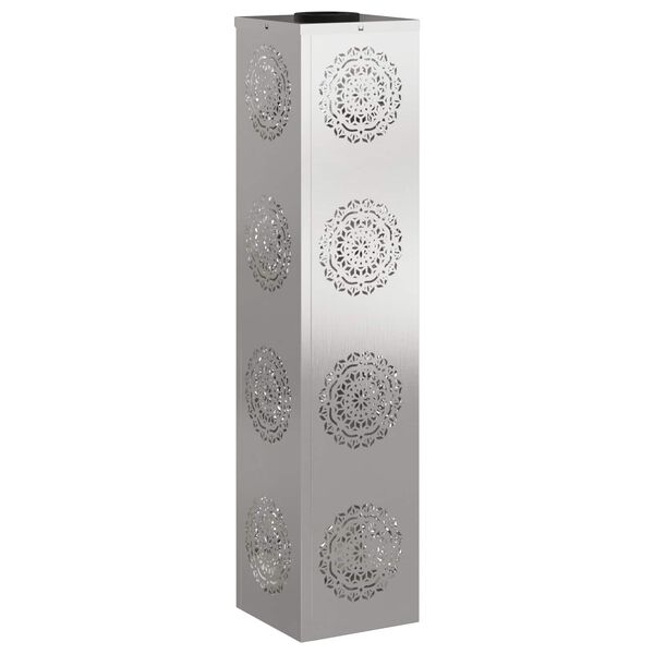 vidaXL Solarna LED svjetlost za stazu 2 pcs Srebrno Nehrđajući čelik