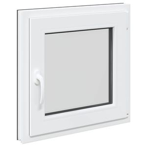 vidaXL Prozor za podrum RISOR 50 x 50 cm PVC i staklo Antracit