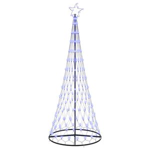 vidaXL LED božićno drvce Plava 250 cm Metal
