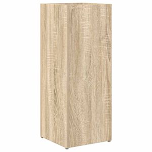 vidaXL Stalak za ki&scaron;obran s pohranom Sonoma hrast 25 x 24,5 x 64 cm