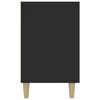 vidaXL Komoda crna 100 x 36 x 60 cm od konstruiranog drva
