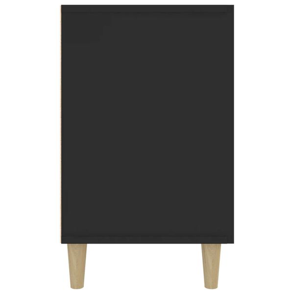vidaXL Komoda crna 100 x 36 x 60 cm od konstruiranog drva