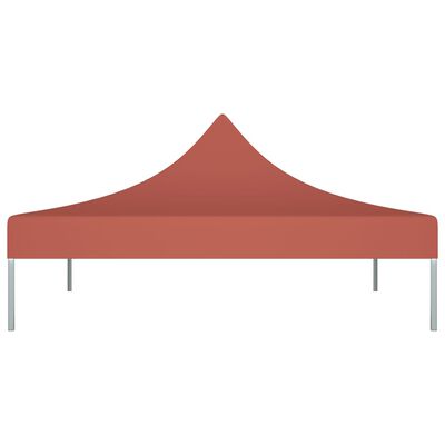 vidaXL Krov za šator za zabave 3 x 3 m terakota 270 g/m²