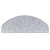 vidaXL Prostirke za stepenice 10 kom 65x24x4 cm svijetlo sive poluokrugle velike