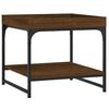 vidaXL Stolić za kavu boja hrasta 49,5x49,5x45 cm konstruirano drvo
