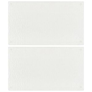 vidaXL Daske za rezanje 2 kom s prozirnim mjehurićima kaljeno staklo